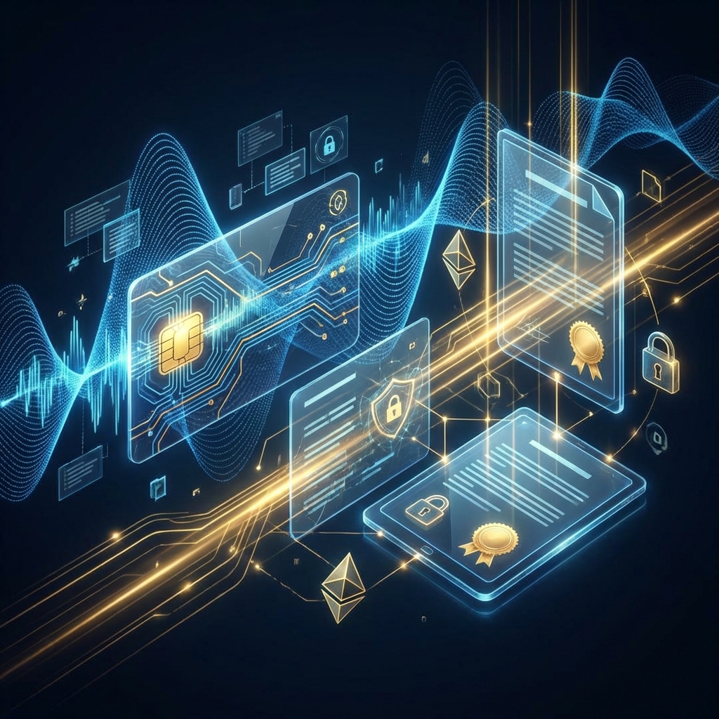 e-Signature and e-Ledger Smart Card Integration Workflow